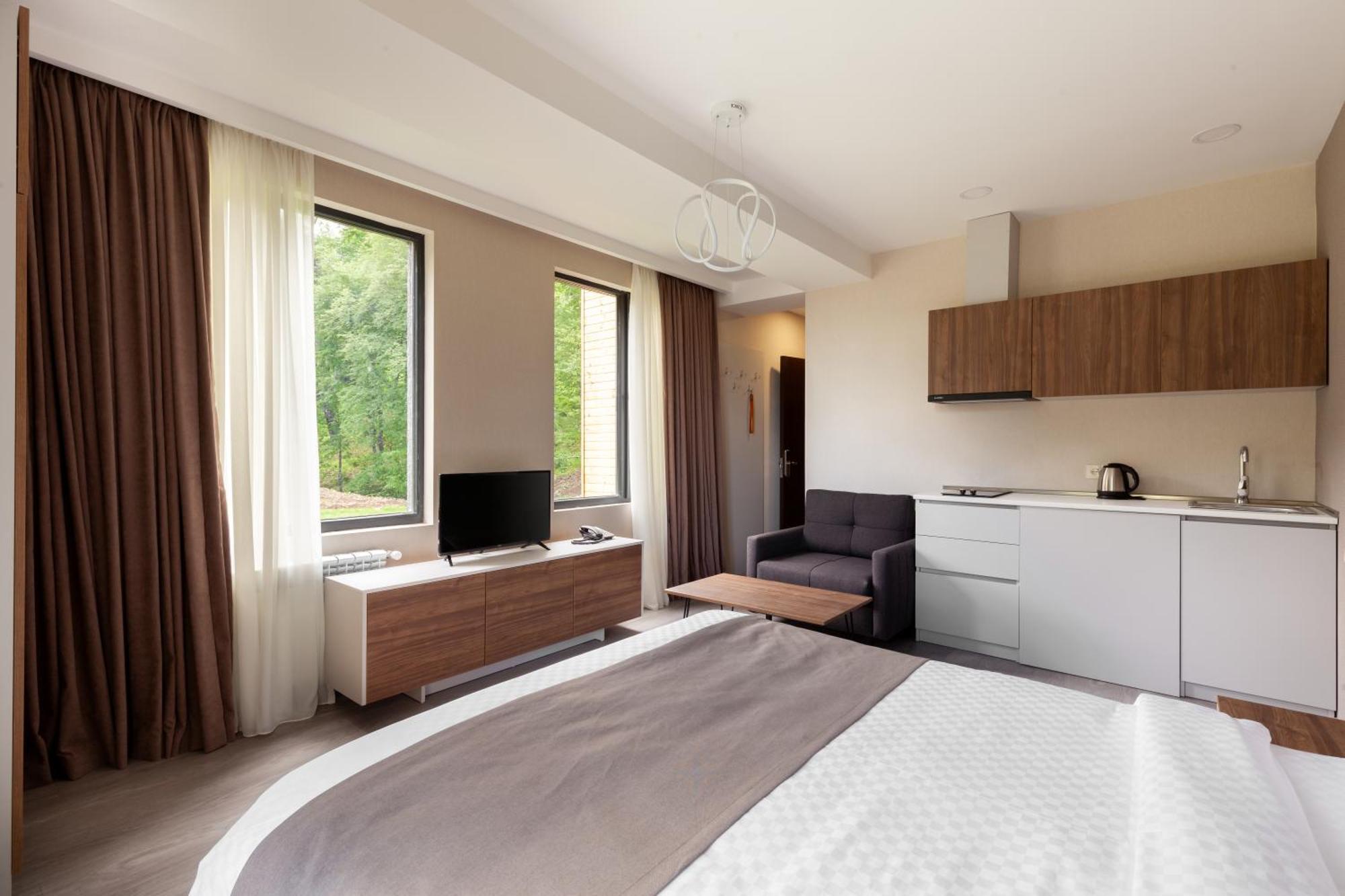 Crystal Wood Hotell Bakuriani Eksteriør bilde
