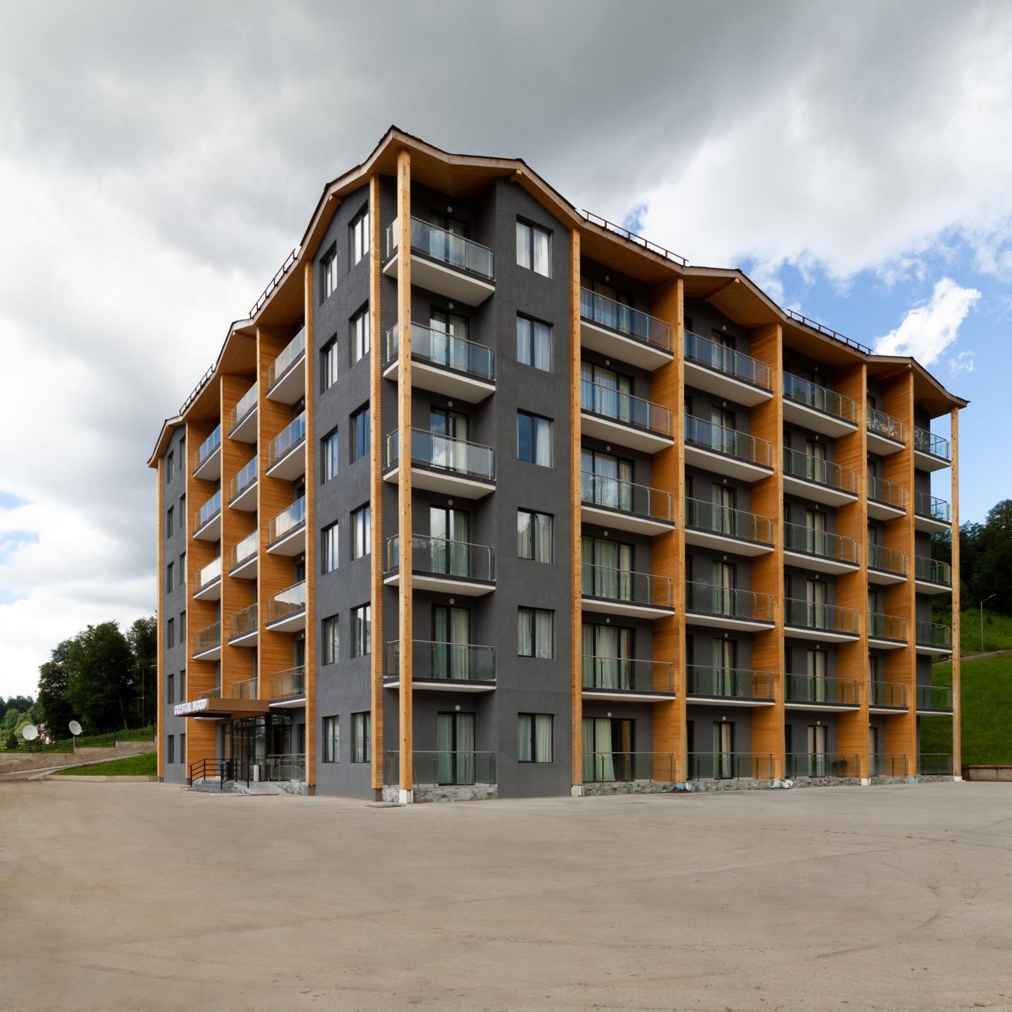 Crystal Wood Hotell Bakuriani Eksteriør bilde